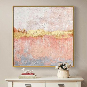 Textura decorativa de pared Gold Pink 04 Pinturas al óleo